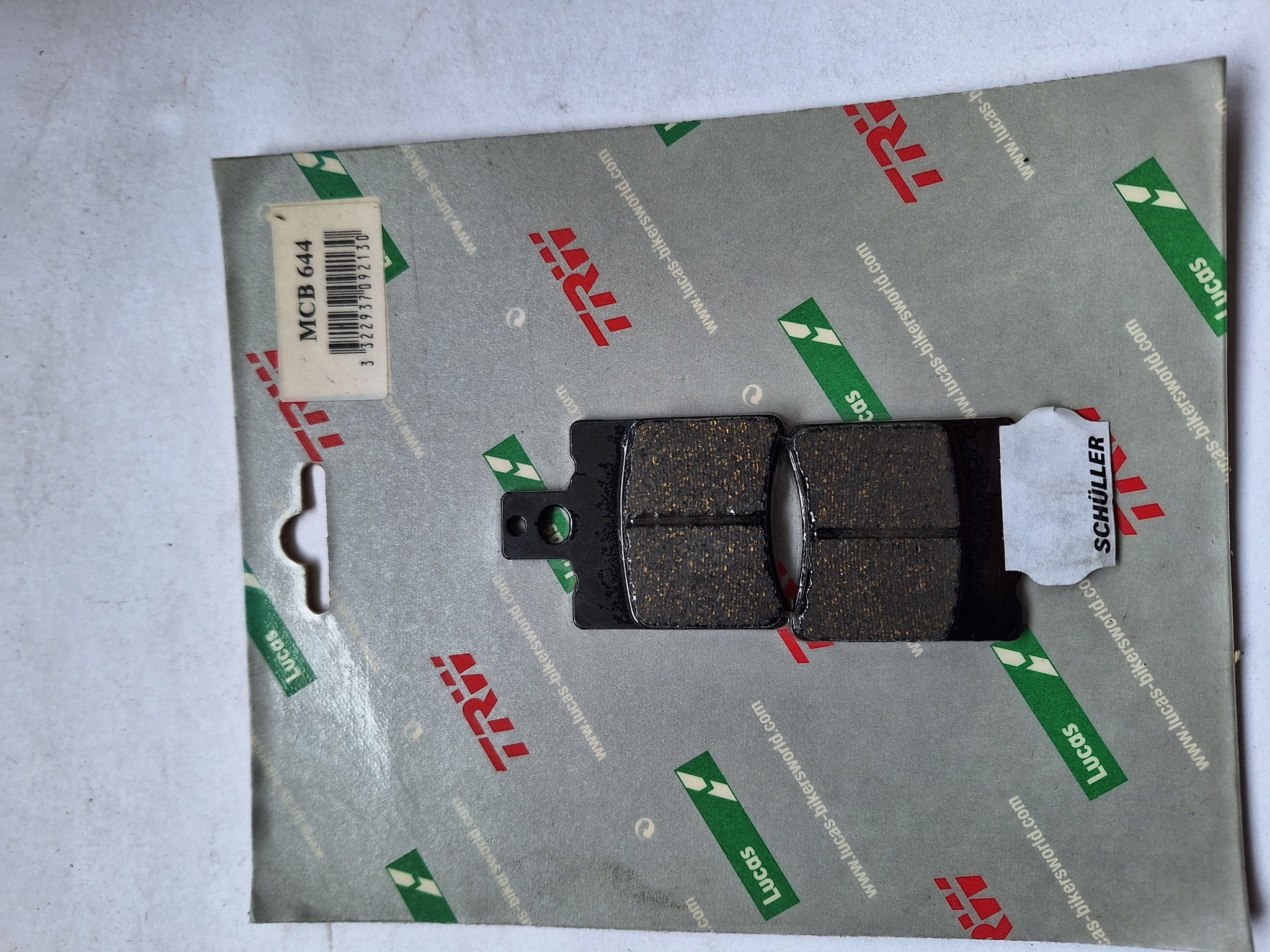 Picture of Lucas TRW  BREMSBELÄGE VO MCB 644 